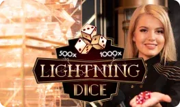 RoosterBet offre il gioco online Lightning Dice