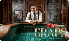 RoosterBet offre il gioco online Live Craps